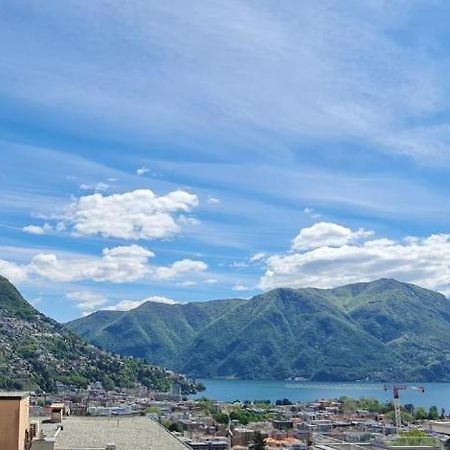 Lugano Lakeview Apartment With Self Check-In & Private Parking On Request Exterior foto